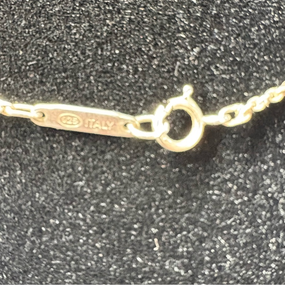 Tiffany & Co. Frank Gehry Sterling Silver Square Torque Pendant Necklace Rare - Picture 5 of 6